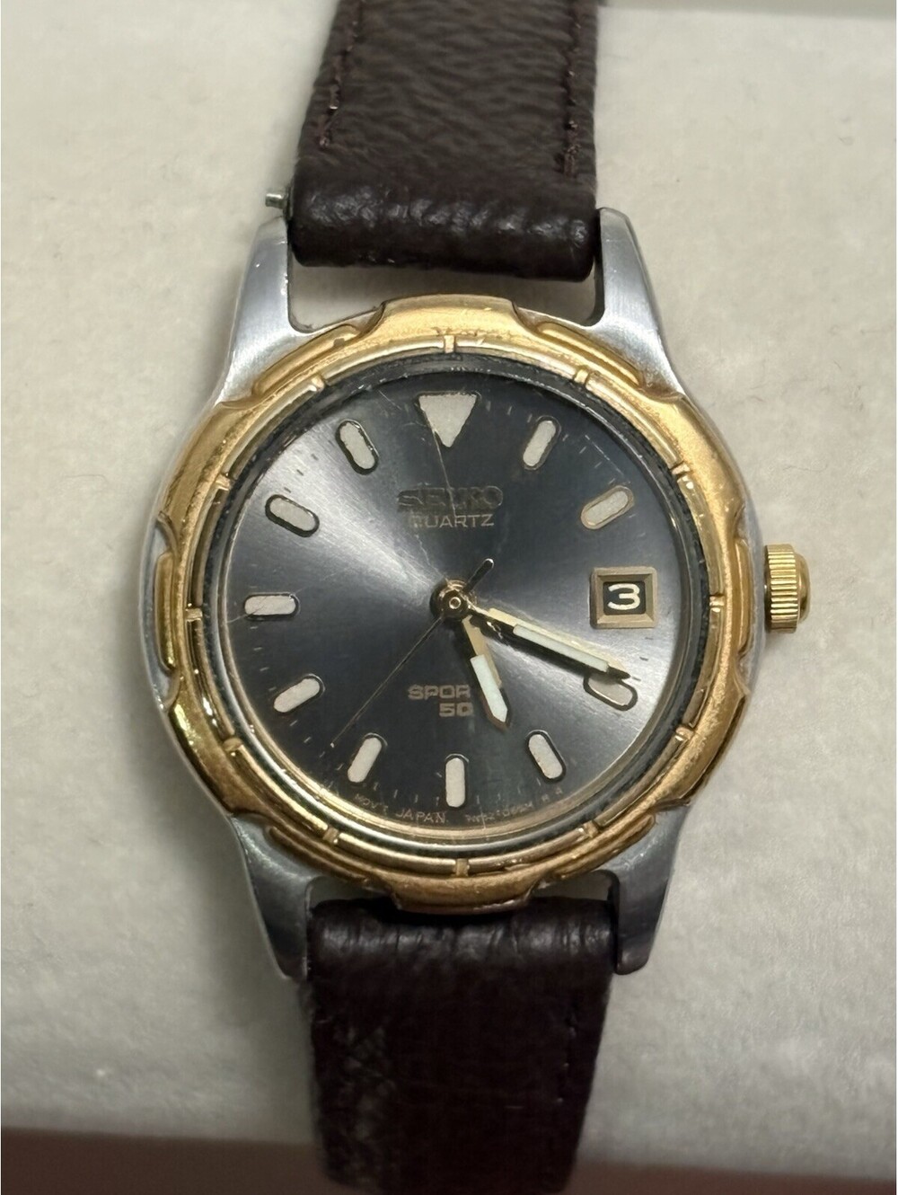 Vintage Seiko Sports 50 Model 7N82-0281 - Used 25mm